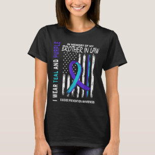 Bruder im Gesetz Selbstmordgewarntheit US-amerikan T-Shirt