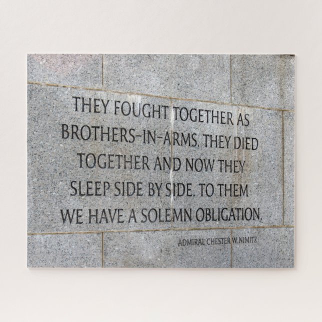 Brüder in der Rüstungsdenkmal WW2 (Horizontal)