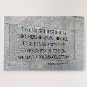 Brüder in der Rüstungsdenkmal WW2