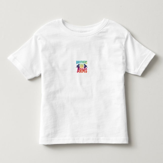 BRÜDER IN WAFFEN KLEINKIND T-SHIRT (Vorderseite)