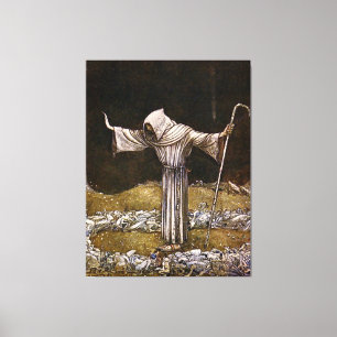 „Bruder Martin“ Aquarell von John Bauer Leinwanddruck