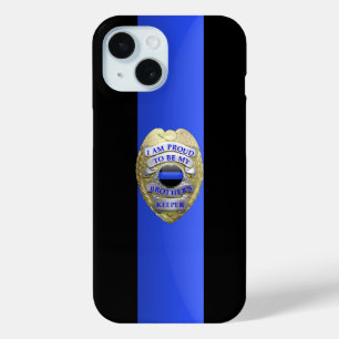 Brüder Polizeichef Abzeichen - dünne blaue Linie Case-Mate iPhone Hülle