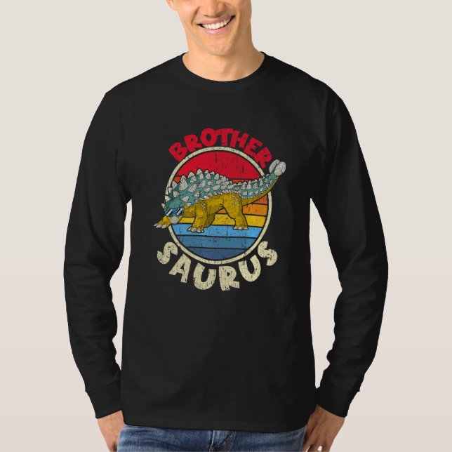 Bruder Saurus I Ankylosaurus Dinosaur I Family Ma T-Shirt (Vorderseite)