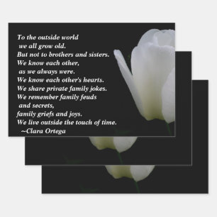 Bruder / Schwester Geburtstag Geschenkpapier Set