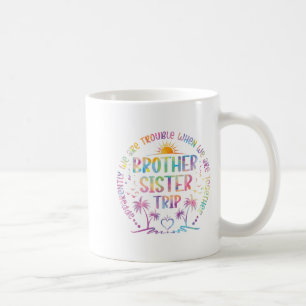 Bruder Schwester Matching Gefärbte Krawatte Bruder Kaffeetasse