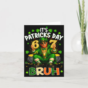 Bruder sechs sieben St. Patricks Tag St. Patricks Karte