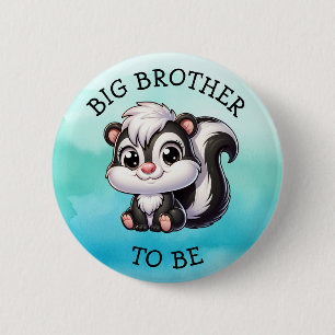 Bruder sein   Woodland Creatures Babydusche Button