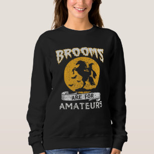 Brüder sind für Amateure Halloween-Pferderücken Sweatshirt
