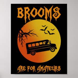 Brüder sind für Amateurs Busfahrer Halloween Men W Poster