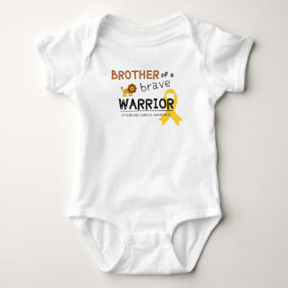 Bruder tapferer Krieger-Löwe Baby Bodysuit Strampler
