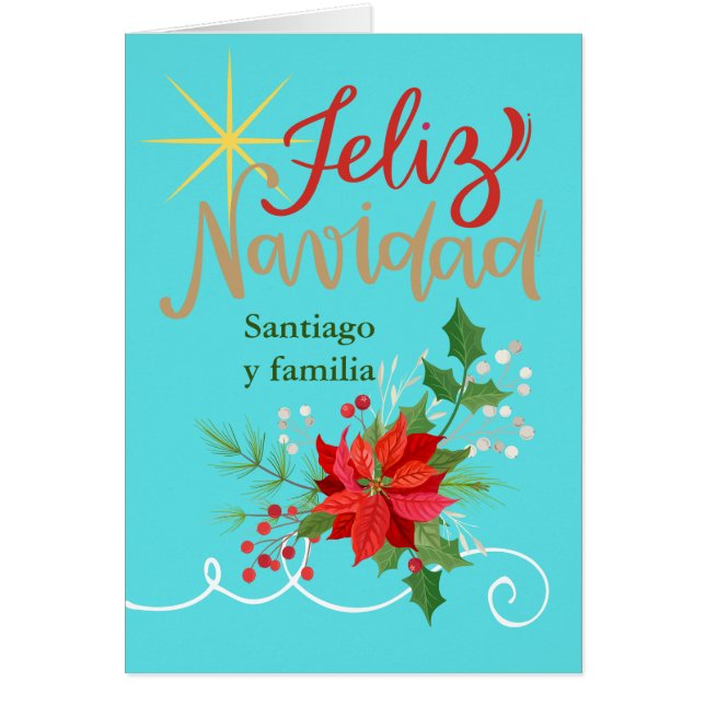 Bruder und Familie Weihnachten Spanischer Feliz Na (Vorne)