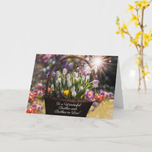 Bruder und Schwager Ehemann Frohe Ostern Karte