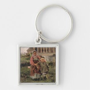 Bruder und Schwester, 1880 Schlüsselanhänger