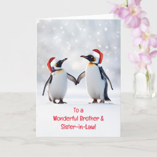 Bruder und Schwester im Jurastudium Cute Weihnacht Karte