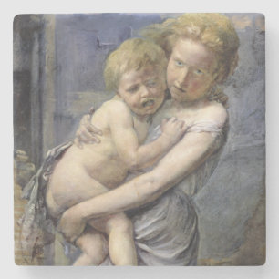 Bruder und Schwester Steinuntersetzer