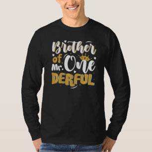 Bruder von Herrn One Derful Matching Family 1st Bi T-Shirt