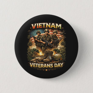 Brüder von Vietnam Button