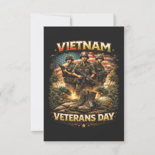 Brüder von Vietnam Dankeskarte