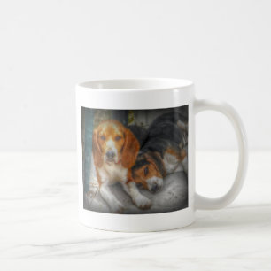 Brüderliche Beagles Kaffeetasse