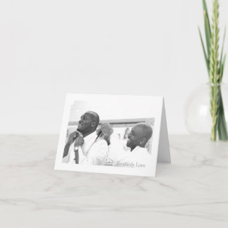 Brüderliche Liebe Karte