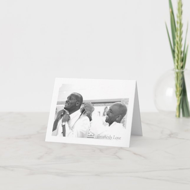 Brüderliche Liebe Karte (Vorderseite)