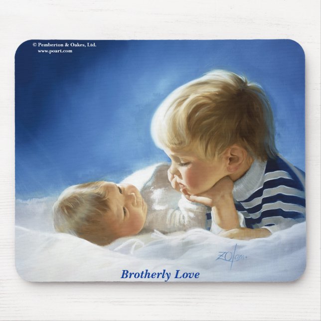 Brüderliche Liebe Mousepad (Vorne)