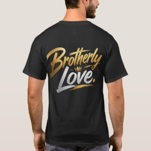 Brüderliche Liebe. – Premium Bruderschaft Grafik T-Shirt