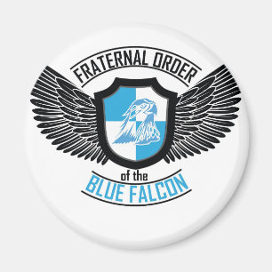 Bruderschaft des blauen Falken, blauer Falke Magnet