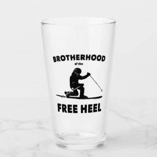 Bruderschaft des Telemarkskifahrens Glas