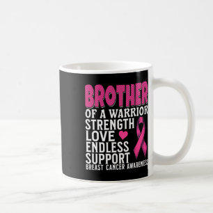 Bruderschaft eines Brustkrebses eines Kriegers Kaffeetasse