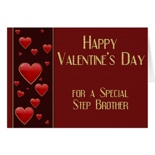 Bruderschaft Maskuline Valentine Karte (Vorderseite (Horizontal))