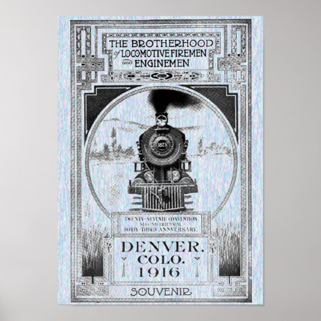 Bruderschaft von Lokomotive Firemen & Motoren Poster (Vorne)