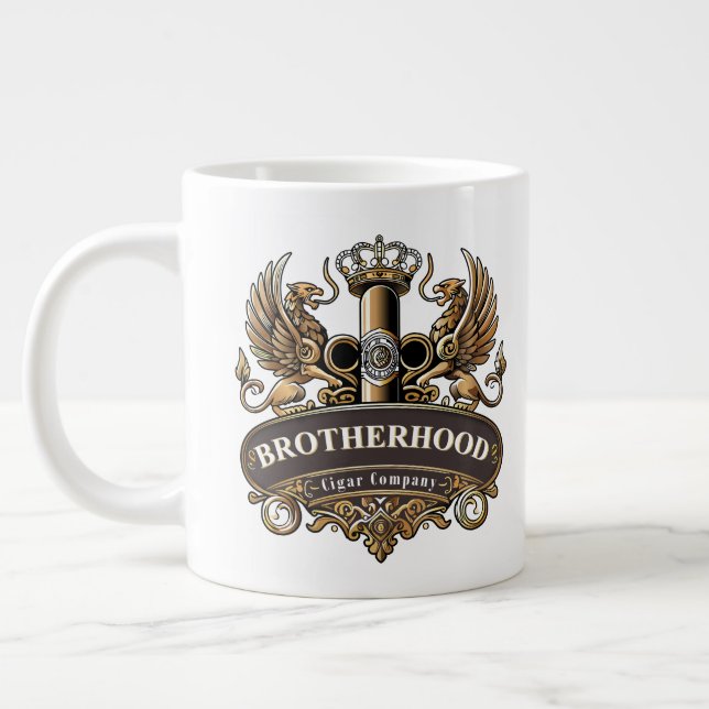 Brüderschaft Zigarrenfabrik  Jumbo-Tasse (Links)