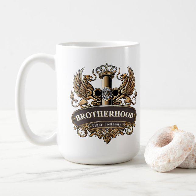 Brüderschaft Zigarrenfabrik  Kaffeetasse (Mit Donut)