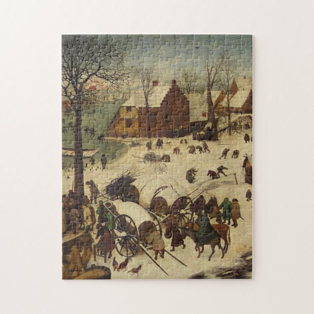 Bruegel der Ältere - die Nummerierung bei Bethlehe (Vertikal)