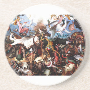 Bruegels "Der Fall der Engel der Rebellen" (1562) Getränkeuntersetzer