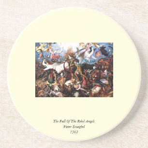Bruegels "Der Fall der Engel der Rebellen" (1562) Getränkeuntersetzer