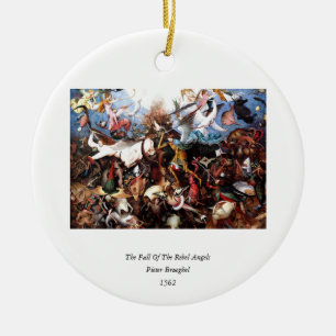 Bruegels "Der Fall der Engel der Rebellen" (1562) Keramikornament