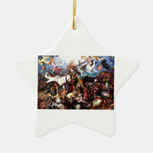 Bruegels "Der Fall der Engel der Rebellen" (1562) Keramikornament