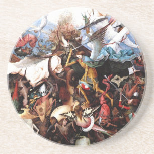 Bruegels "Der Sturz der rebellischen Engel" (1562) Getränkeuntersetzer