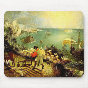 Bruegel's Landschaft mit dem Fall von Icarus - 155 Mousepad