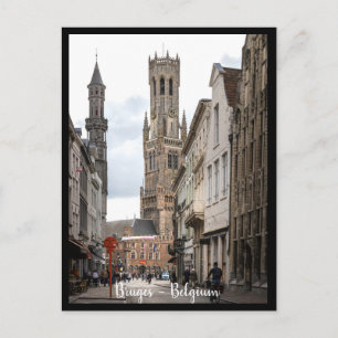 Bruges, Belgique. Carte postale Brujas, Bélgica