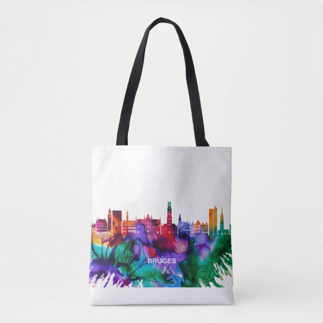 Bruges Skyline Tasche (Vorderseite)
