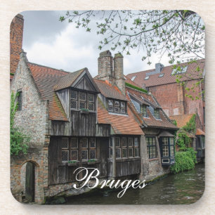 Brügge Altstadt in Belgien Getränkeuntersetzer