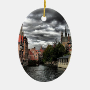 Brügge, Belgien Keramik Ornament