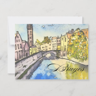 Brügge Belgien Postkarte