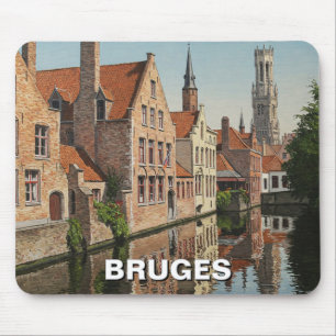Brügge Belgien Reise Souvenir Vintage Mousepad