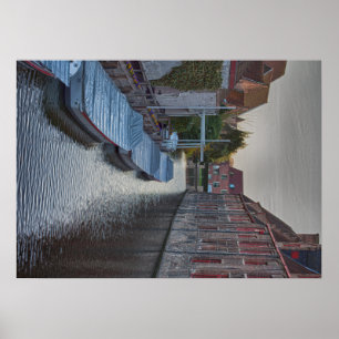 brugge belgium tourismus poster