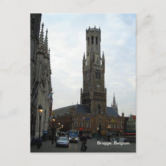 Brugge (Brügge), Belgien Postkarte (Vorderseite)