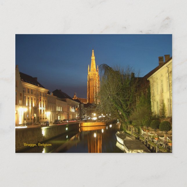 Brugge (Brügge), Belgien Postkarte (Vorderseite)